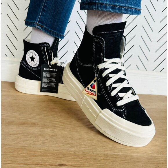 ❤️Converse Chuck Taylor All Star Cruise Hi Sz 8.5 Women Shoes 90s Black A04689C - Picture 1 of 13